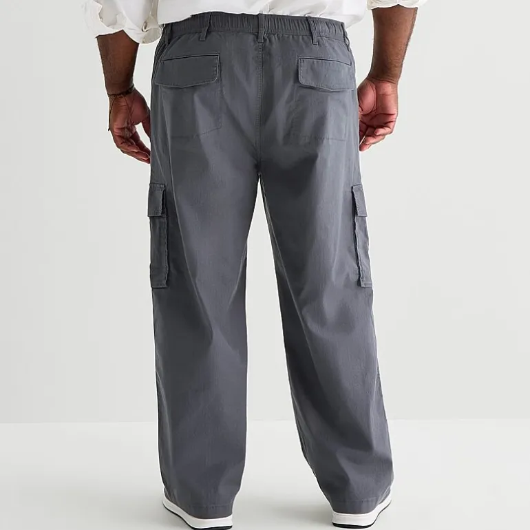 mutual weave Mens Regular Fit Big and Tall Cargo Pant