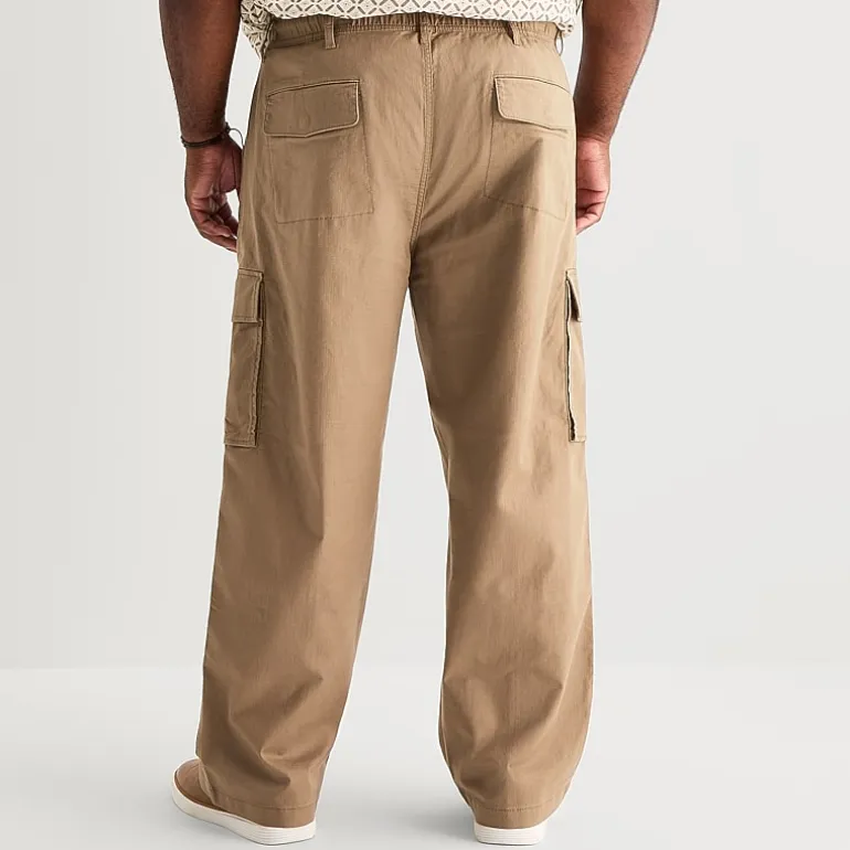 mutual weave Mens Regular Fit Big and Tall Cargo Pant