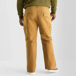 mutual weave Mens Relaxed Fit Big and Tall Cargo Pant