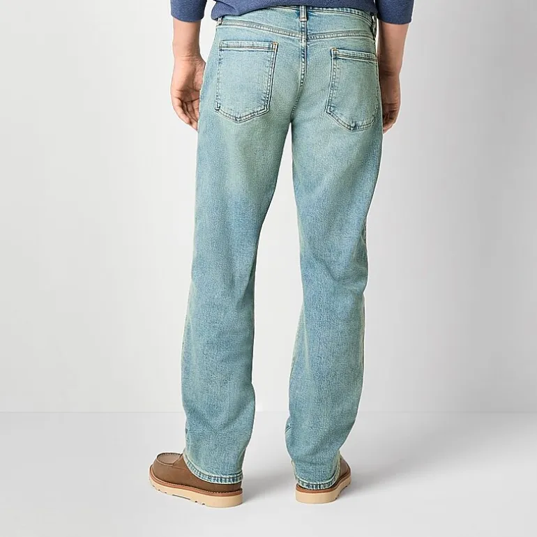 mutual weave Mens Straight Leg Relaxed Fit Jean