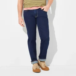mutual weave Mens Straight Leg Relaxed Fit Jean