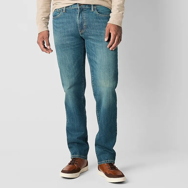 mutual weave Mens Straight Leg Relaxed Fit Jean