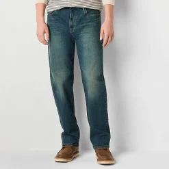 mutual weave Mens Straight Leg Relaxed Fit Jean