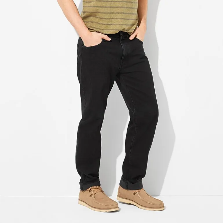mutual weave Mens Straight Leg Relaxed Fit Jean