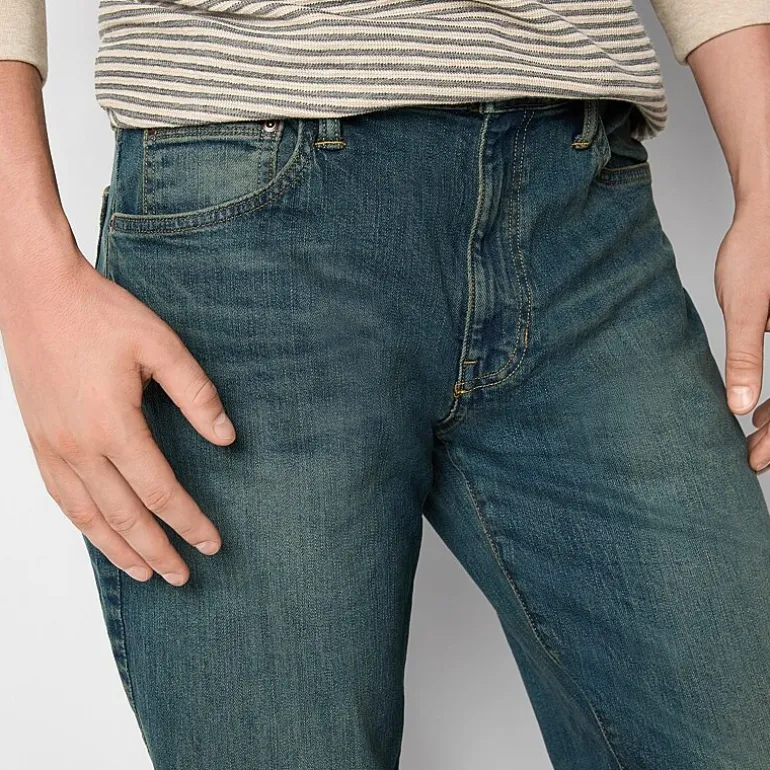 mutual weave Mens Straight Leg Relaxed Fit Jean