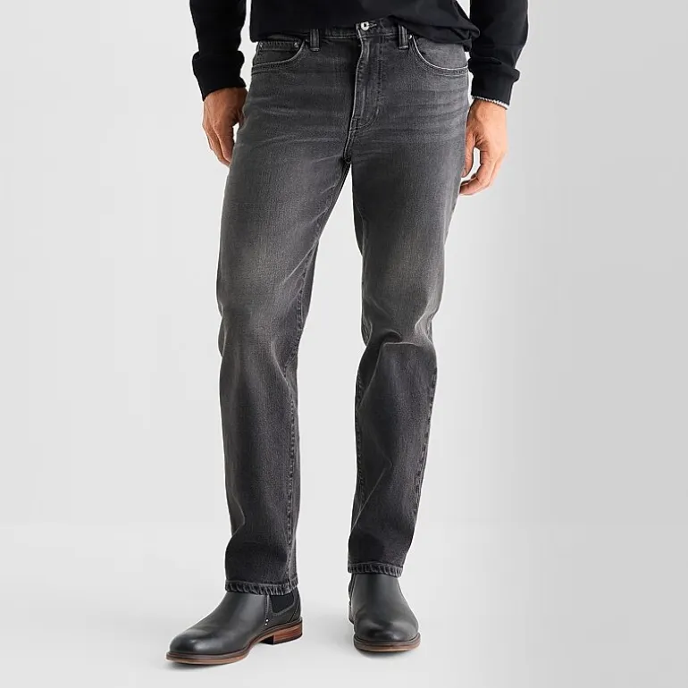 mutual weave Mens Straight Leg Relaxed Fit Jean