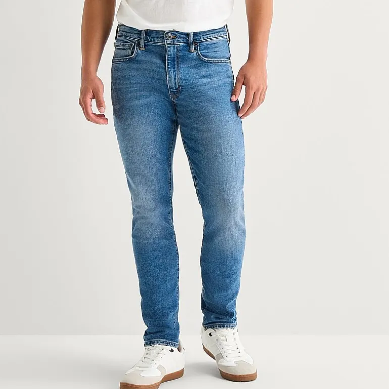 mutual weave Mens Stretch Fabric Slim Fit Jean