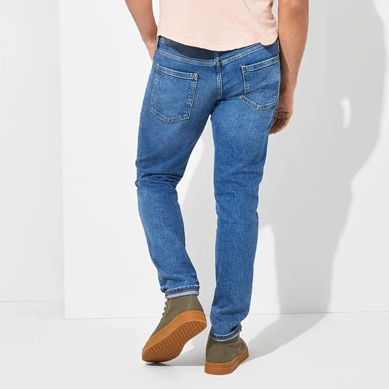 mutual weave Mens Stretch Fabric Slim Fit Jean