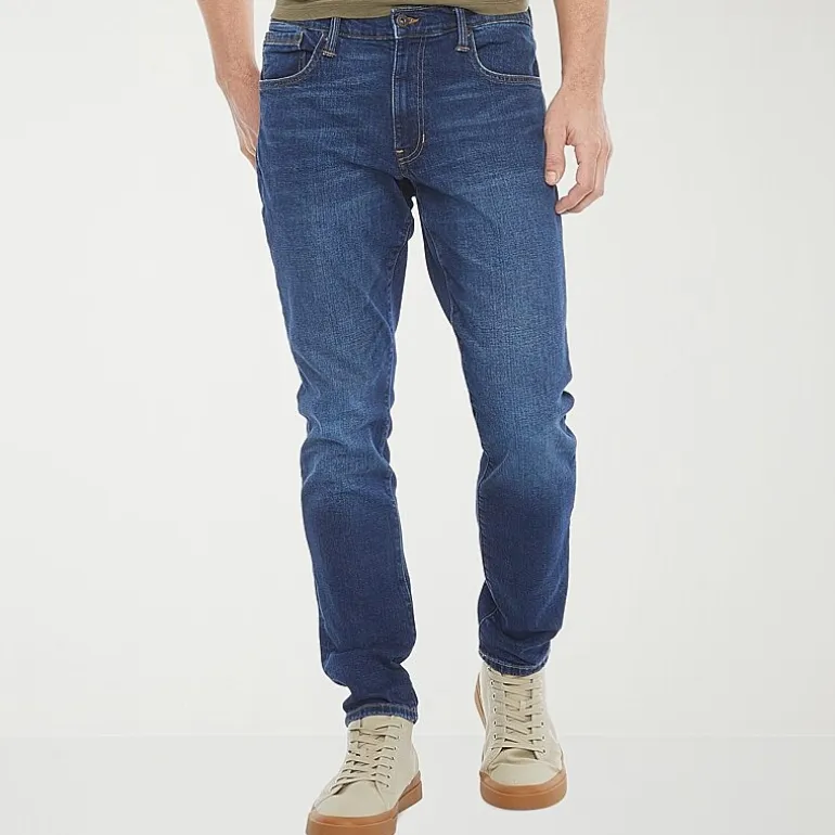 mutual weave Mens Stretch Fabric Slim Fit Jean