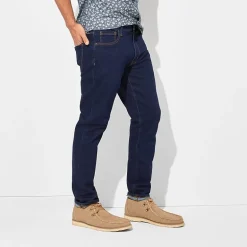mutual weave Mens Stretch Fabric Slim Fit Jean