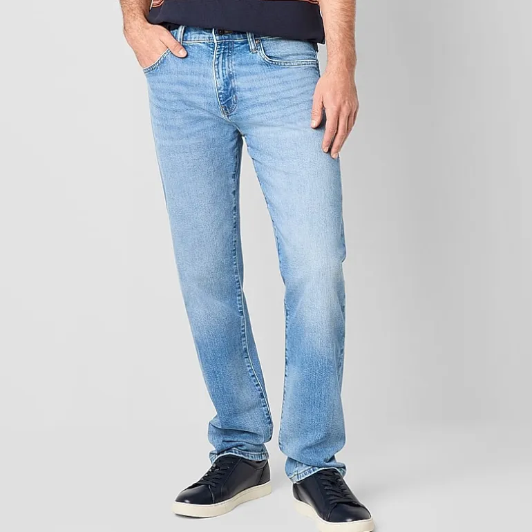 mutual weave Vintage Mens Stretch Fabric Straight Leg Jean