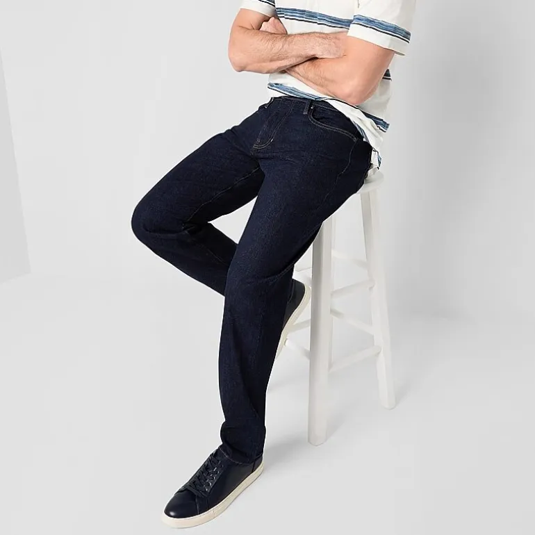 mutual weave Vintage Mens Stretch Fabric Straight Leg Jean