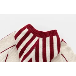 MyKids-USA Baby Christmas Contrast Design Knitwear