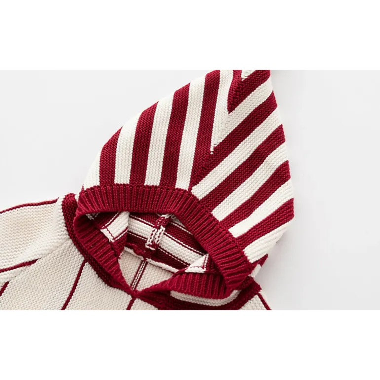 MyKids-USA Baby Christmas Contrast Design Knitwear