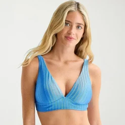 Mynah Womens Adjustable Straps Bralette Bikini Swimsuit Top