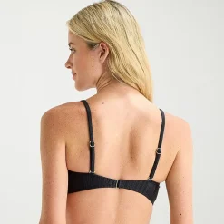 Mynah Womens Adjustable Straps Bandeau Bikini Swimsuit Top