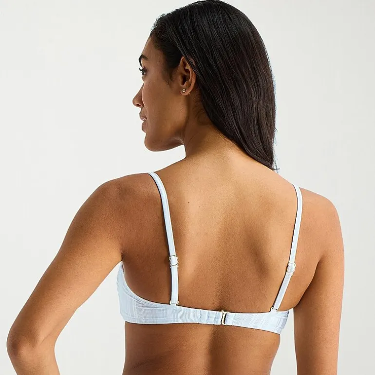 Mynah Womens Adjustable Straps Bandeau Bikini Swimsuit Top