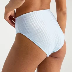 Mynah Womens Lined Moderate Coverage High Waist Bikini Swimsuit Bottom