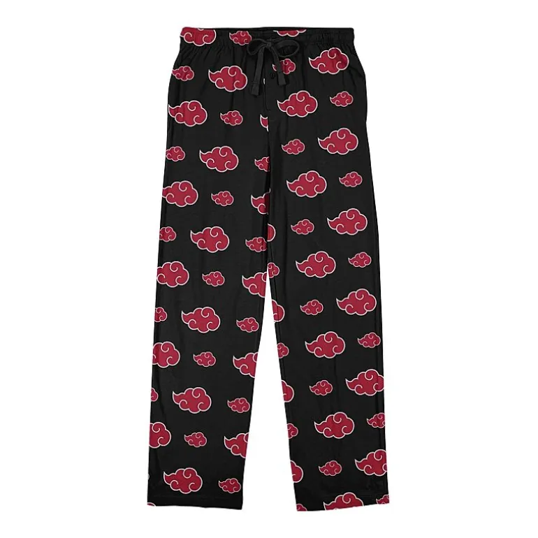Naruto Shippuden Mens Fleece 1 Pair Pajama Pants