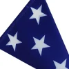 National Tree Co. 6ft Patriotic Flag Blue Gnome Indoor Outdoor Garland