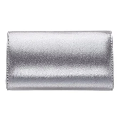 N By Nina Frily Rosette Emebellished Flap Clutch Evening Bag