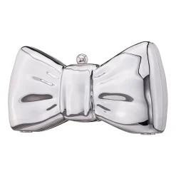 N By Nina Metal Bow Minaudiere Evening Bag