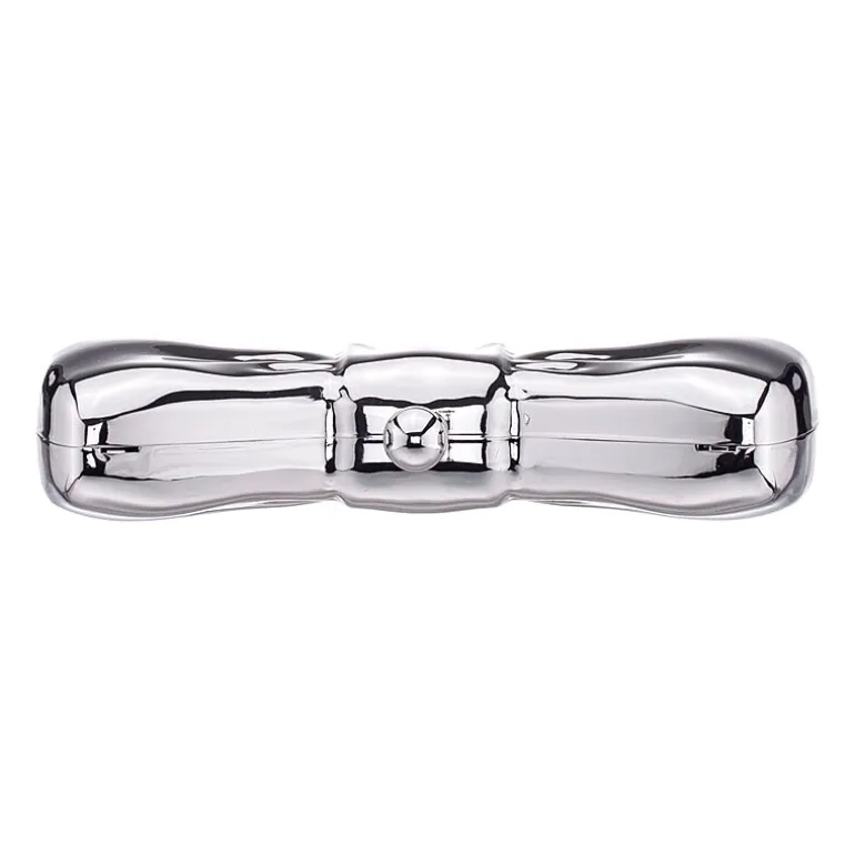 N By Nina Metal Bow Minaudiere Evening Bag