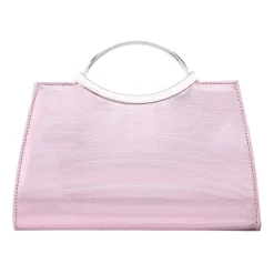 N By Nina Textured Metallic Satchel Evening Bag