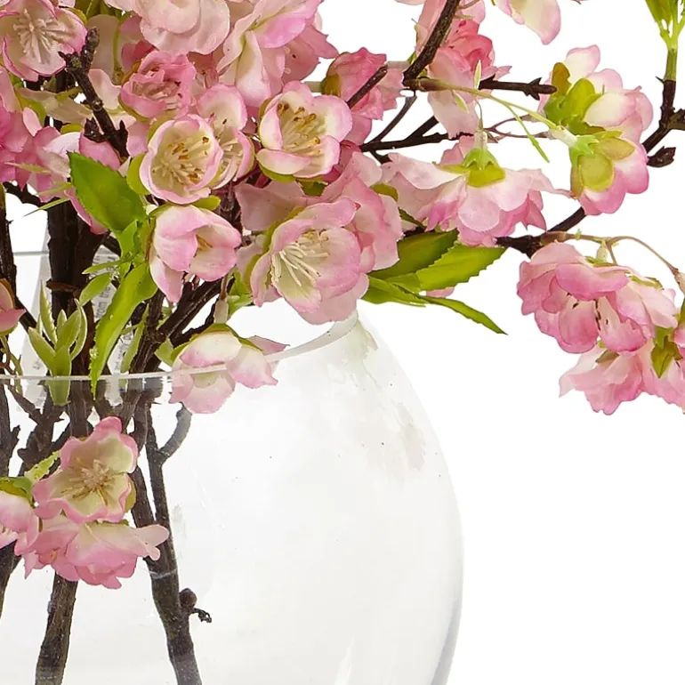 Nearly Natural Cherry Blossom In Large Vase Artificial Flowers