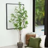 Nearly Natural 6' Dogwood With Real Touch Leaves Artificial Plant