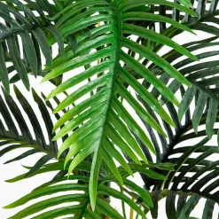 Nearly Natural 4ft Double Robellini Palm Indoor Outdoor Artificial Tree