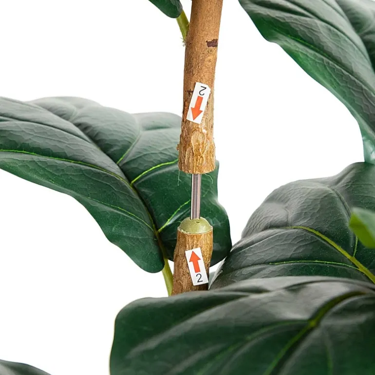 Nearly Natural 5ft. Green Fiddle Leaf Indoor Artificial Tree