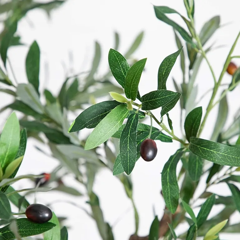 Nearly Natural 6ft. Green Grand Olive Indoor Artificial Tree