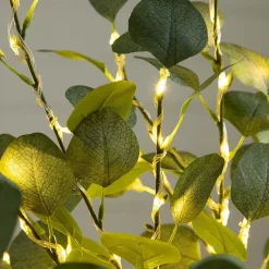 Nearly Natural 4ft. Green Lighted Eucalyptus Indoor Artificial Tree