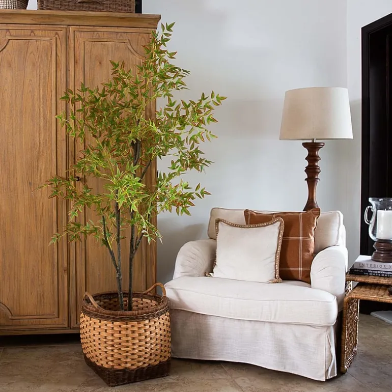 Nearly Natural 6' Green Nandina Indoor Artificial Tree