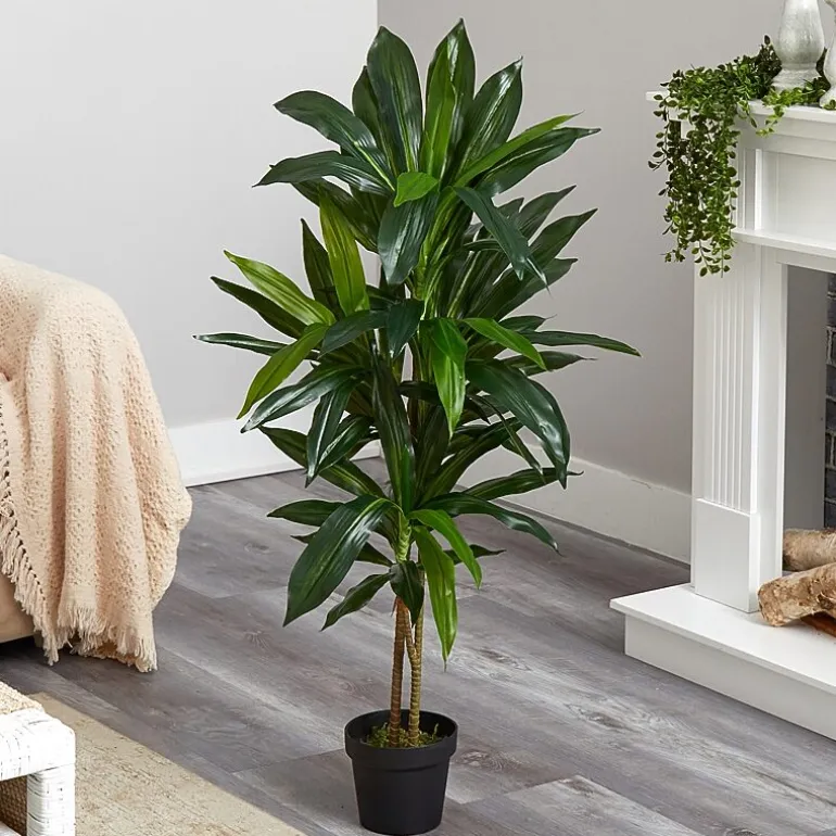 Nearly Natural 48in. Green Dracaena Indoor Artificial Tree