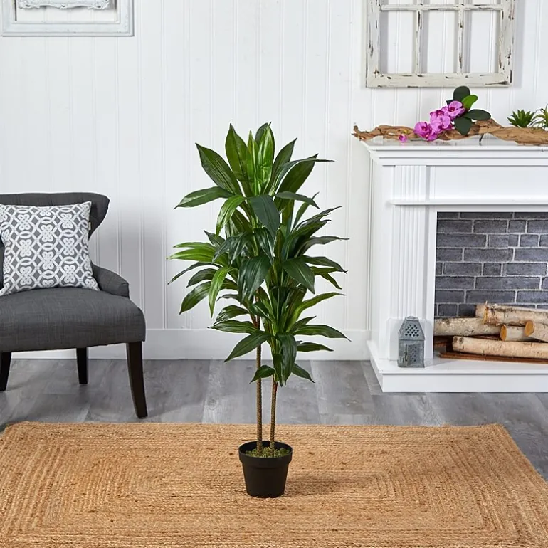 Nearly Natural 48in. Green Dracaena Indoor Artificial Tree