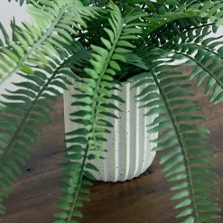 Nearly Natural 16in Green Fern Artificial Plant