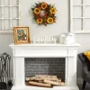 Nearly Natural 27" Sunflower Berry Faux Wreath