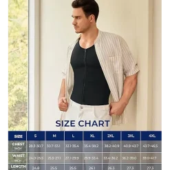 Nebility Mens Compression Tank Top Body Shaper