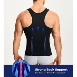 Nebility Mens Compression Tank Top Body Shaper