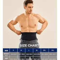 Nebility Mens High Waisted Shaping Shorts