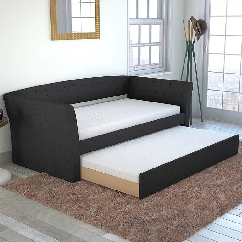 Nellie Upholstered Wooden Daybed