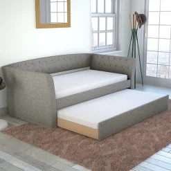 Nellie Upholstered Wooden Daybed