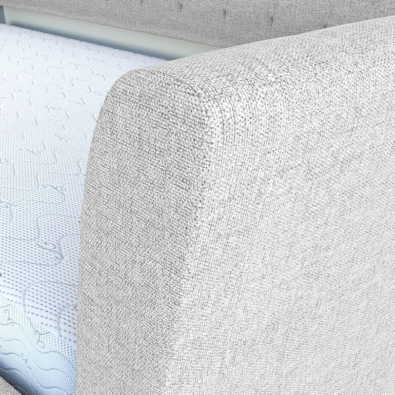 Nellie Upholstered Wooden Daybed