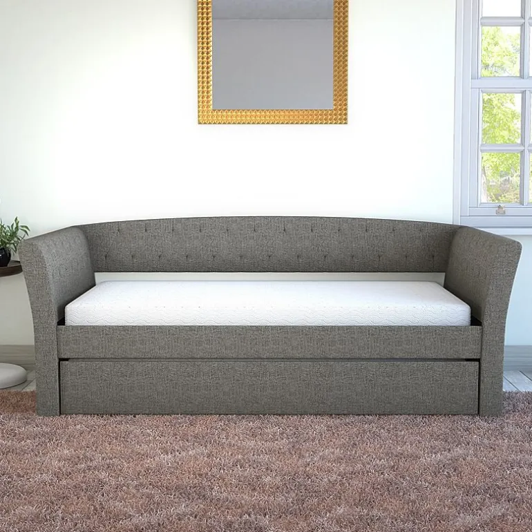 Nellie Upholstered Wooden Daybed