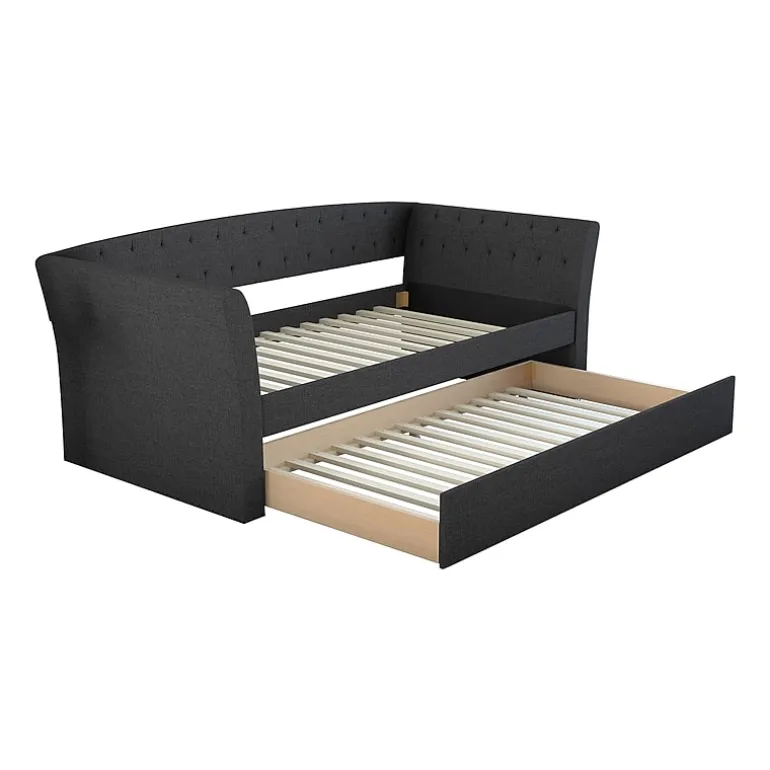 Nellie Upholstered Wooden Daybed