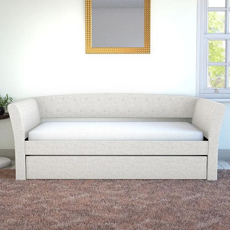 Nellie Upholstered Wooden Daybed