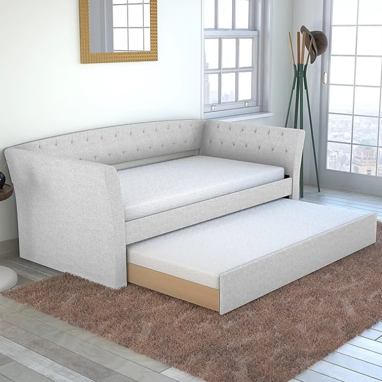 Nellie Upholstered Wooden Daybed