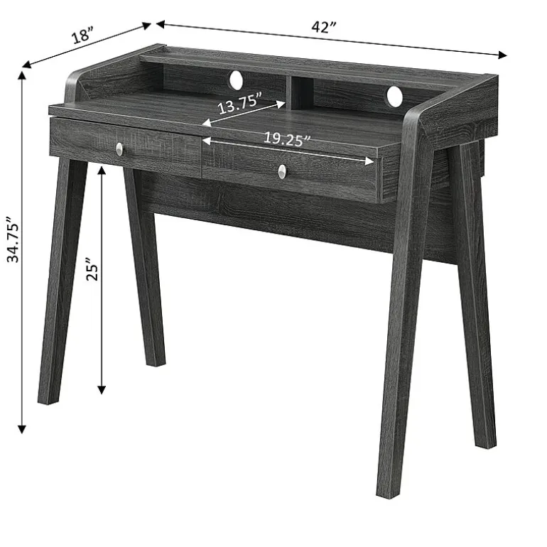 Newport Deluxe 2-Drawer Desk